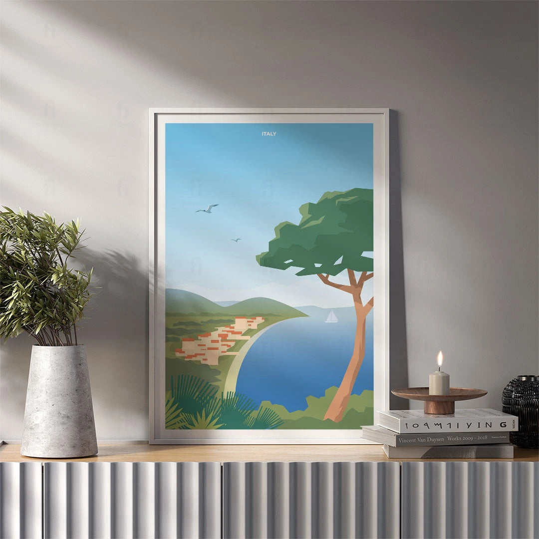Poster Coast, Italy