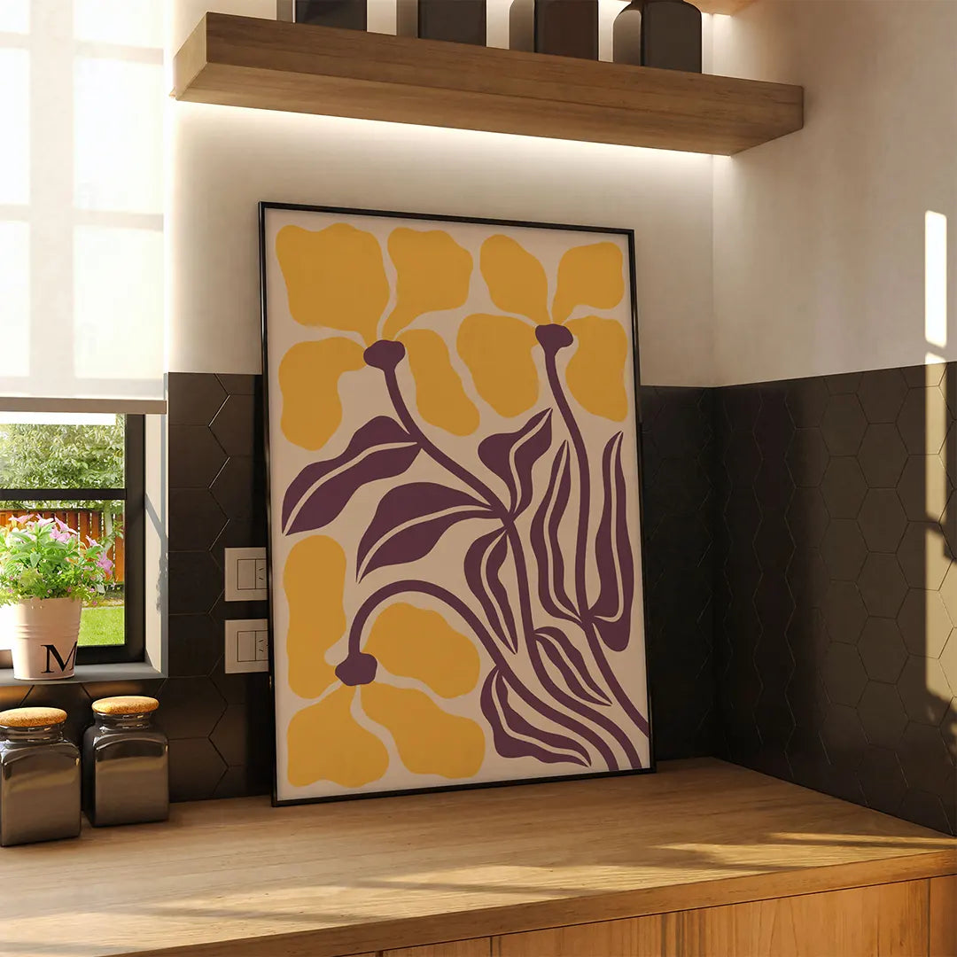 Golden Glow Poster