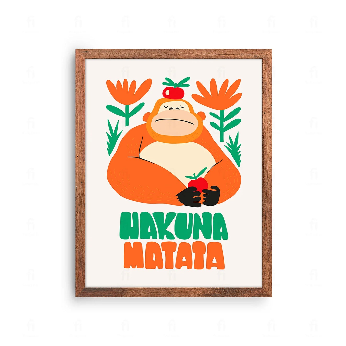 plakat-hakuna-matata-malpa