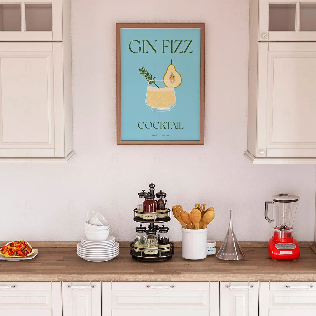 Gin Fizz Poster
