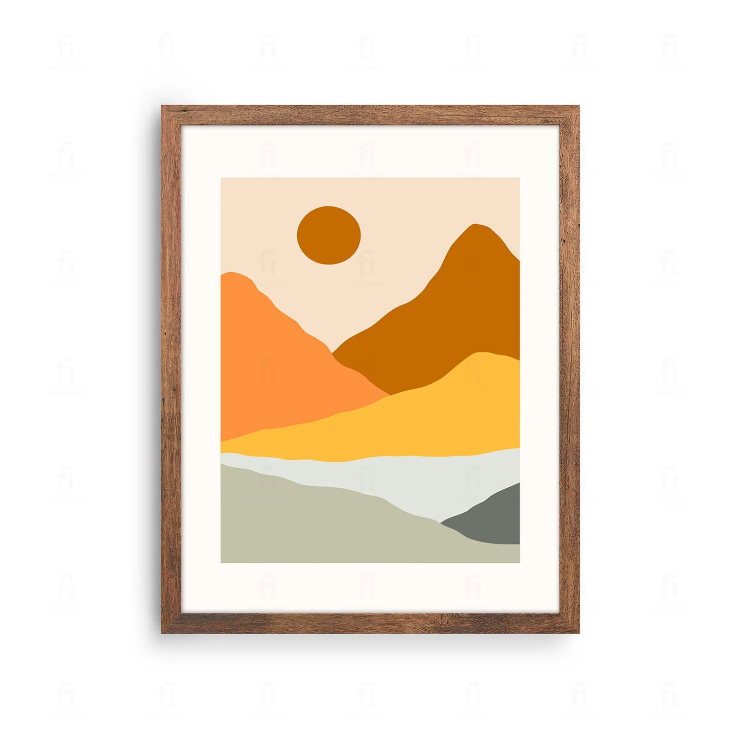 Autumn Mountains Poster