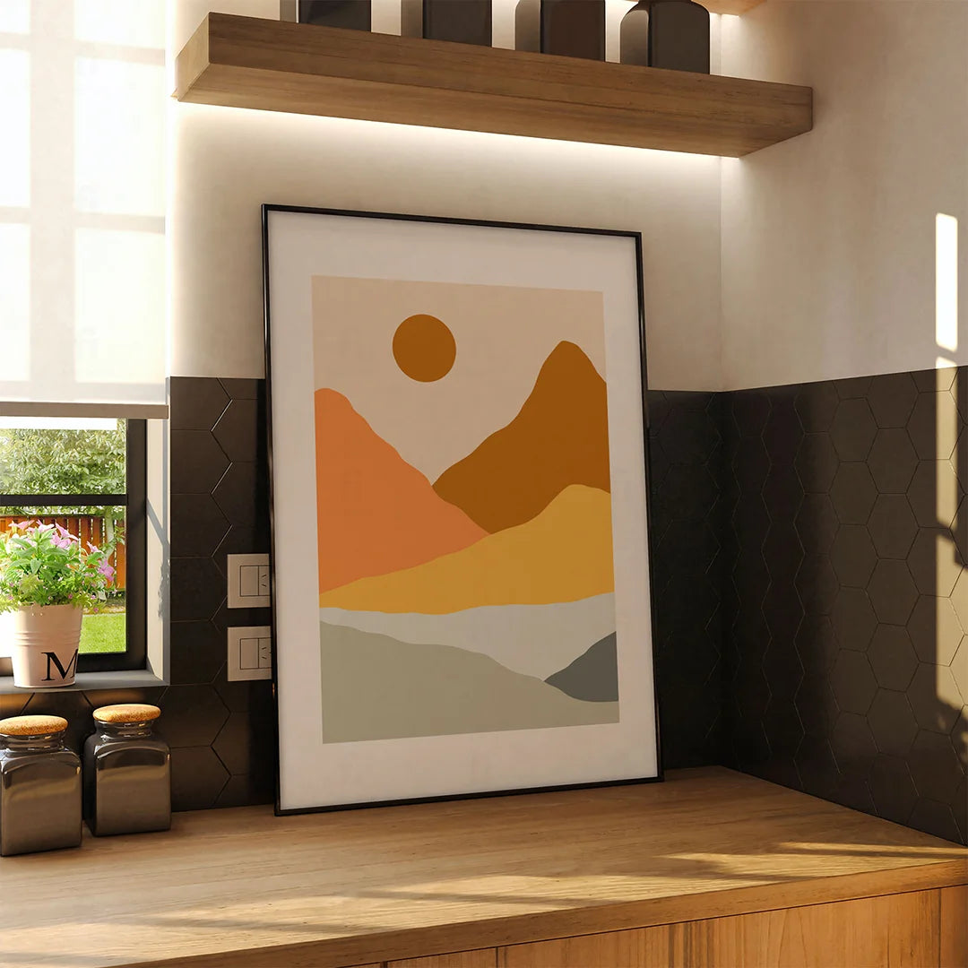 Autumn Mountains Poster