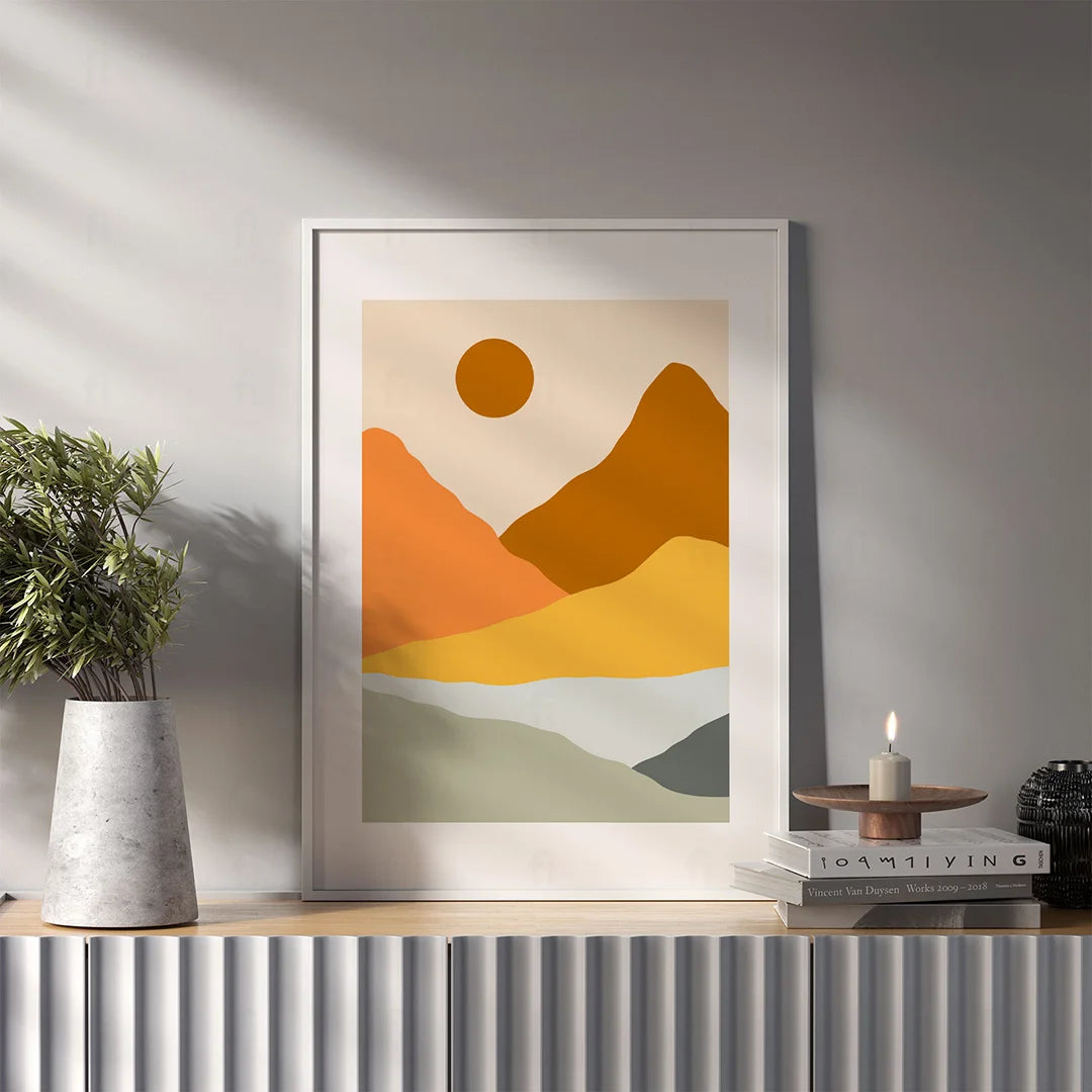 Autumn Mountains Poster