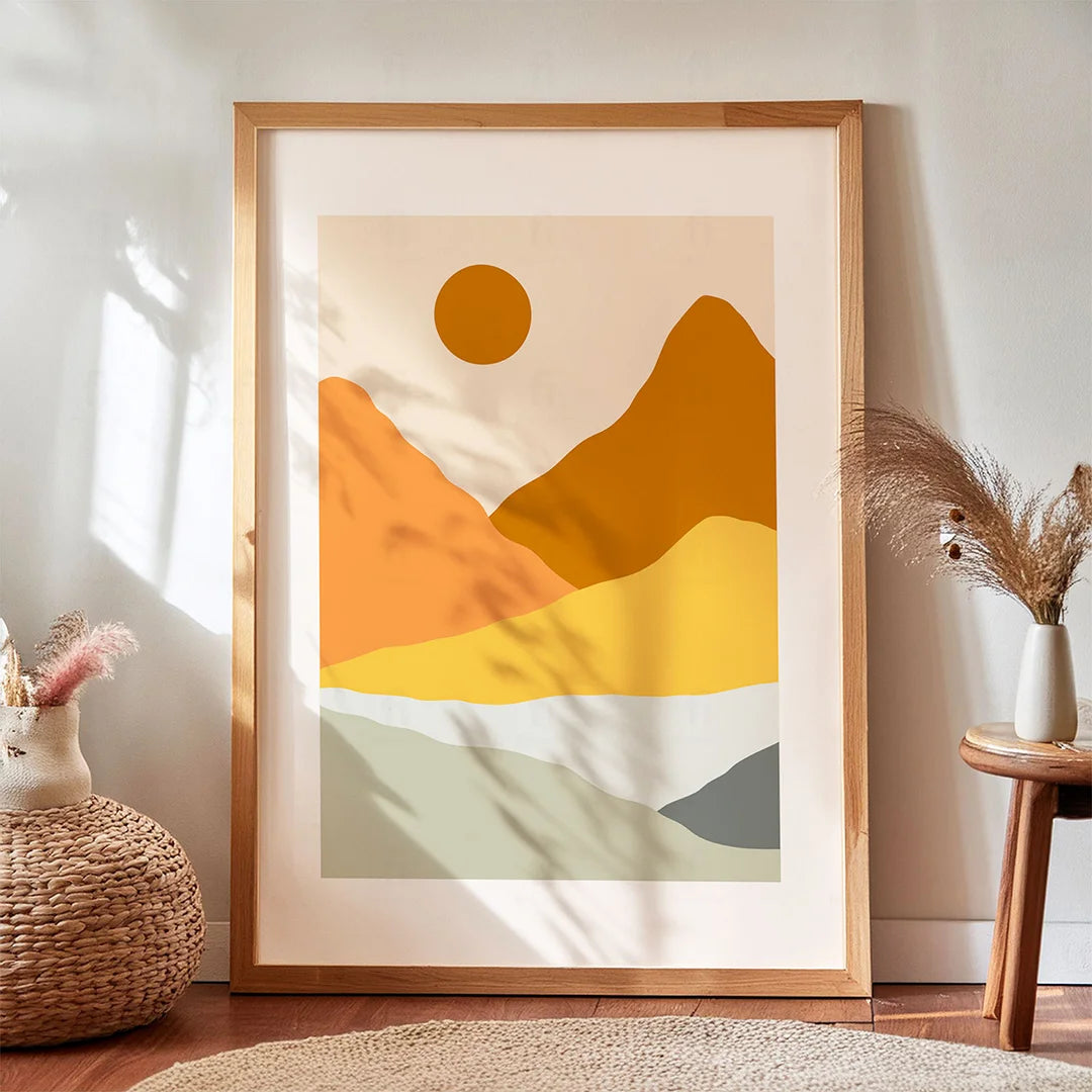 Autumn Mountains Poster