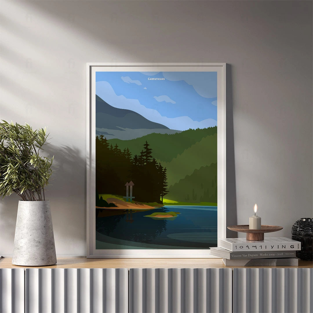 Poster Carpathians, Lake Synevyr 