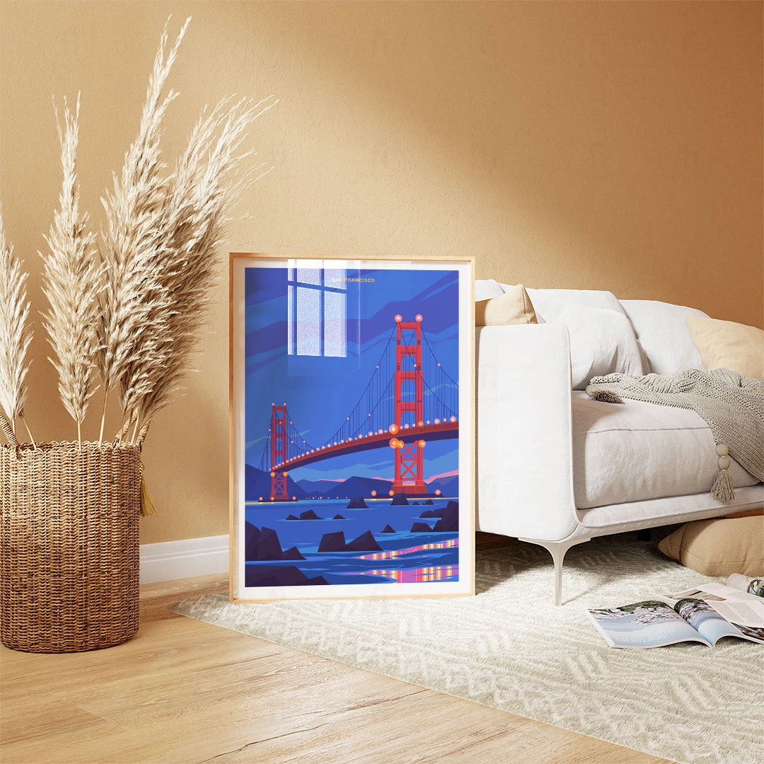 San Francisco, Golden Gate Bridge poster 