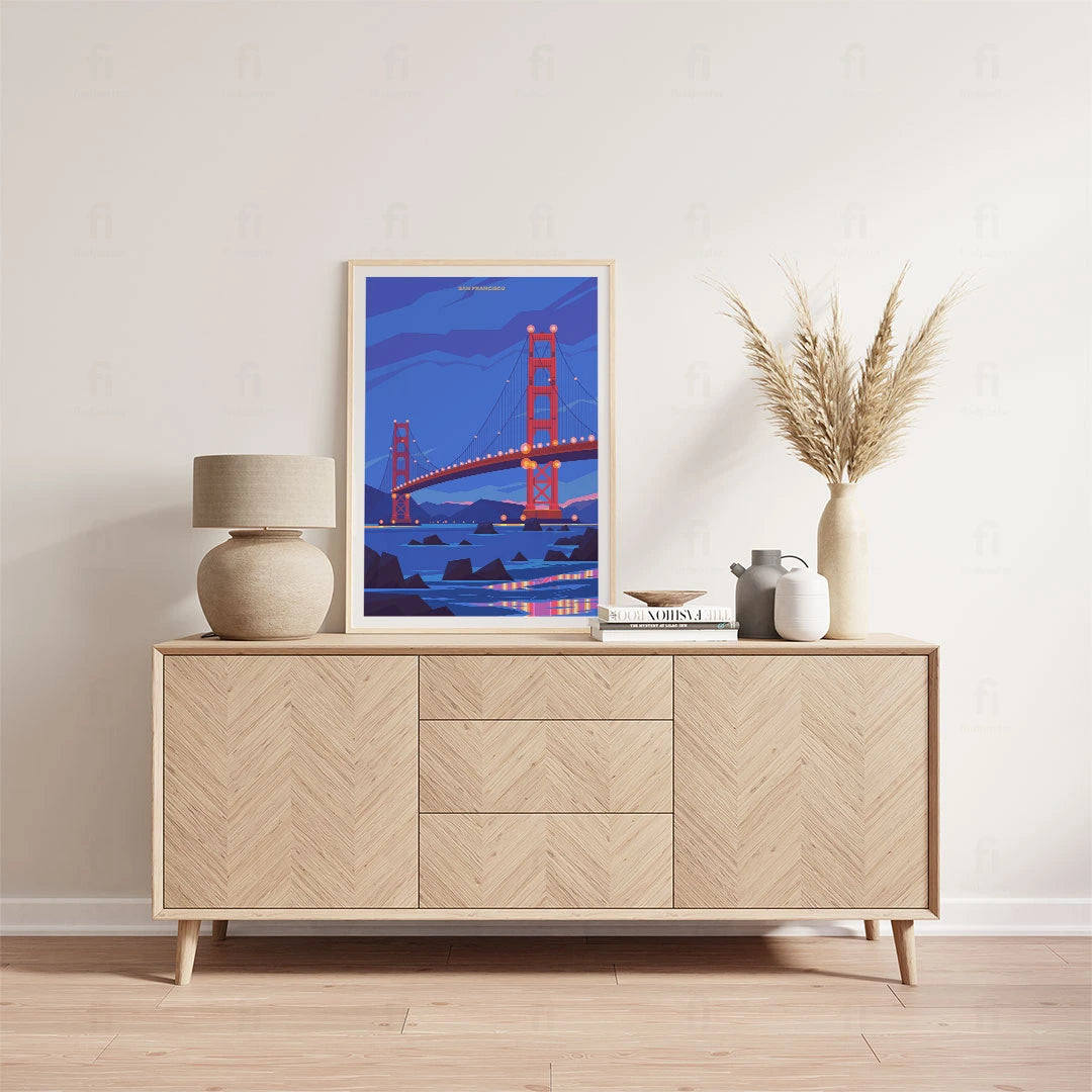 San Francisco, Golden Gate Bridge poster 