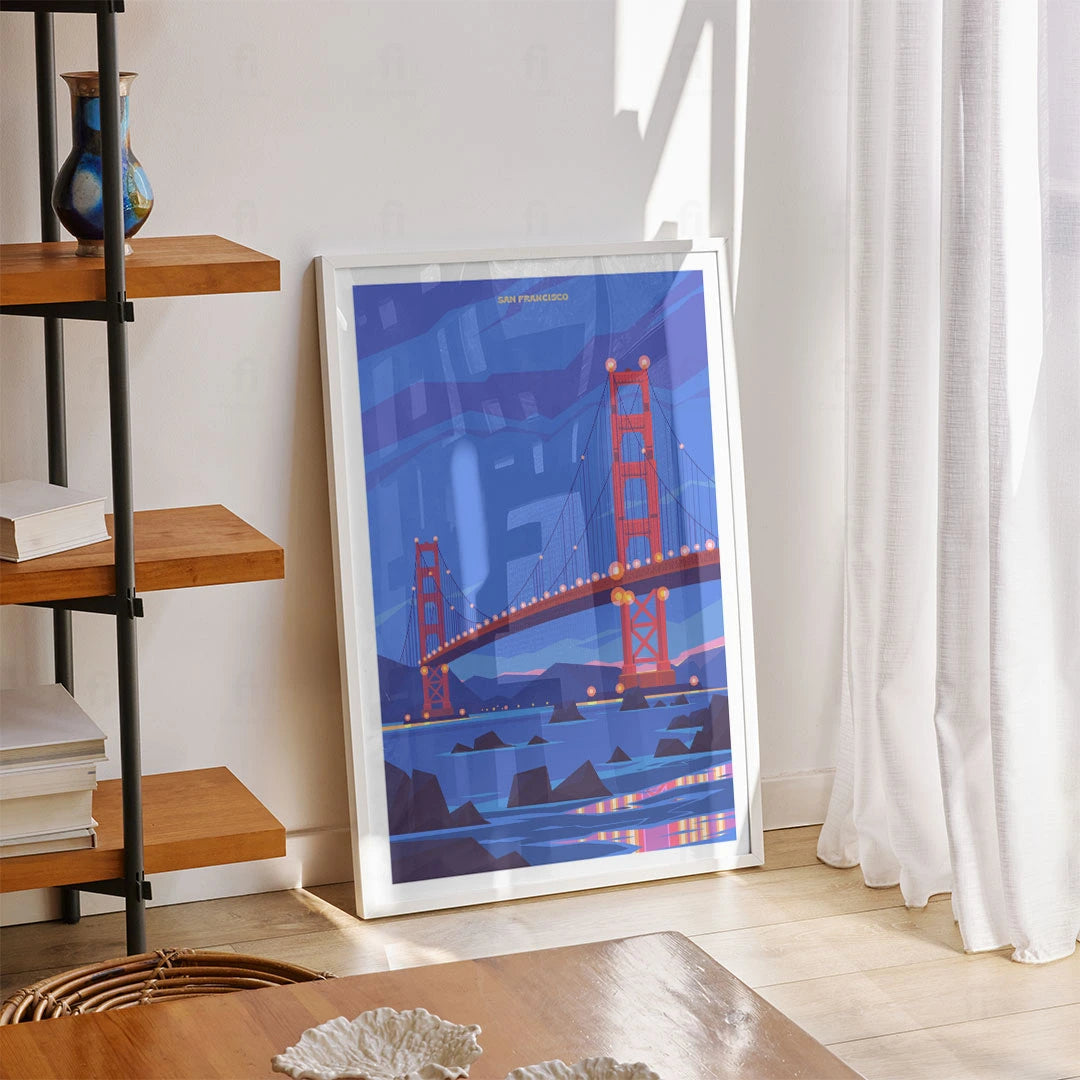 San Francisco, Golden Gate Bridge poster 