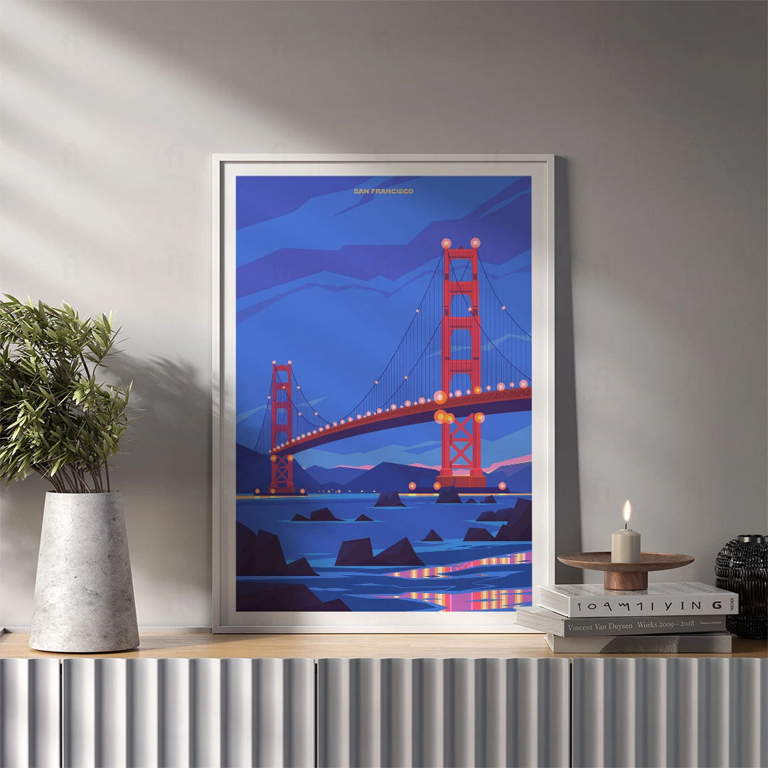 San Francisco, Golden Gate Bridge poster 