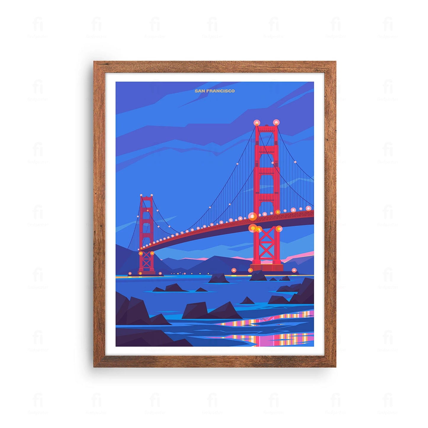 San Francisco, Golden Gate Bridge poster 