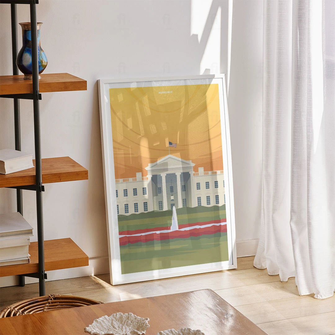 Washington DC, The White House poster 