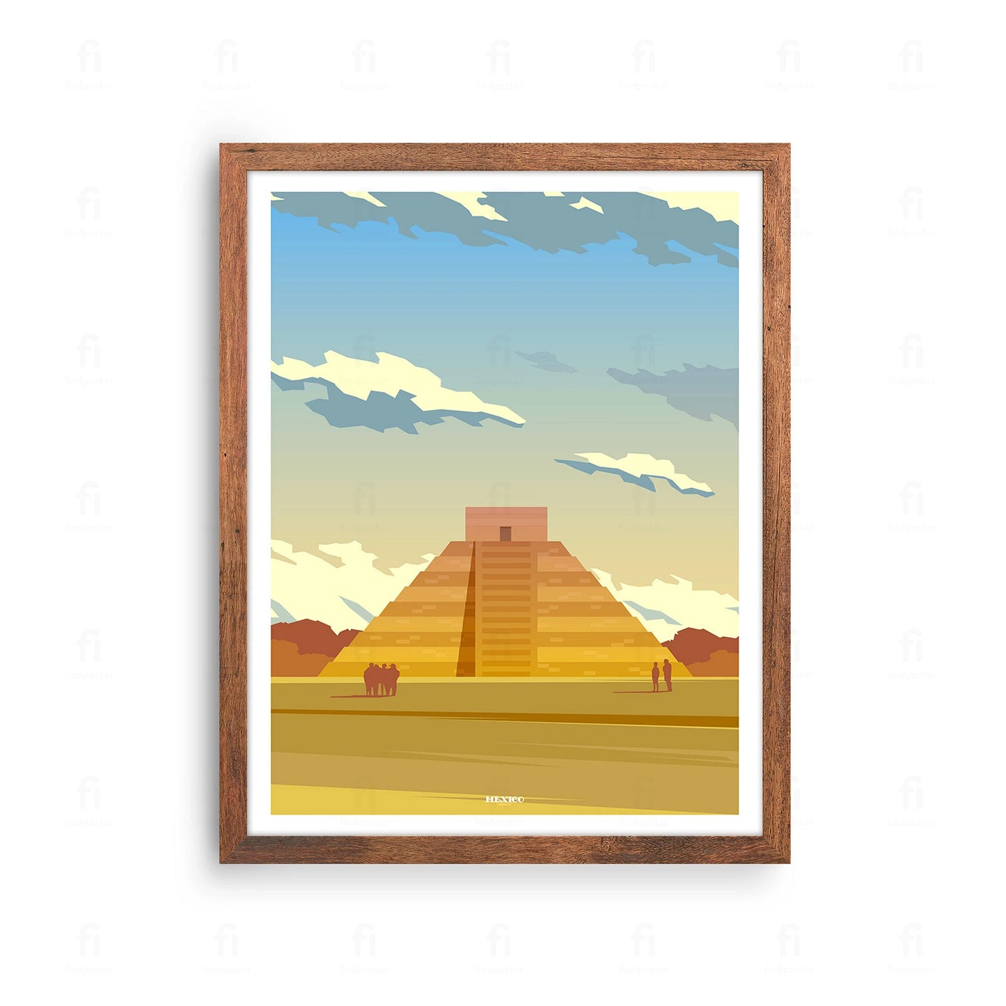 Poster Mexico, Chichen Itza 