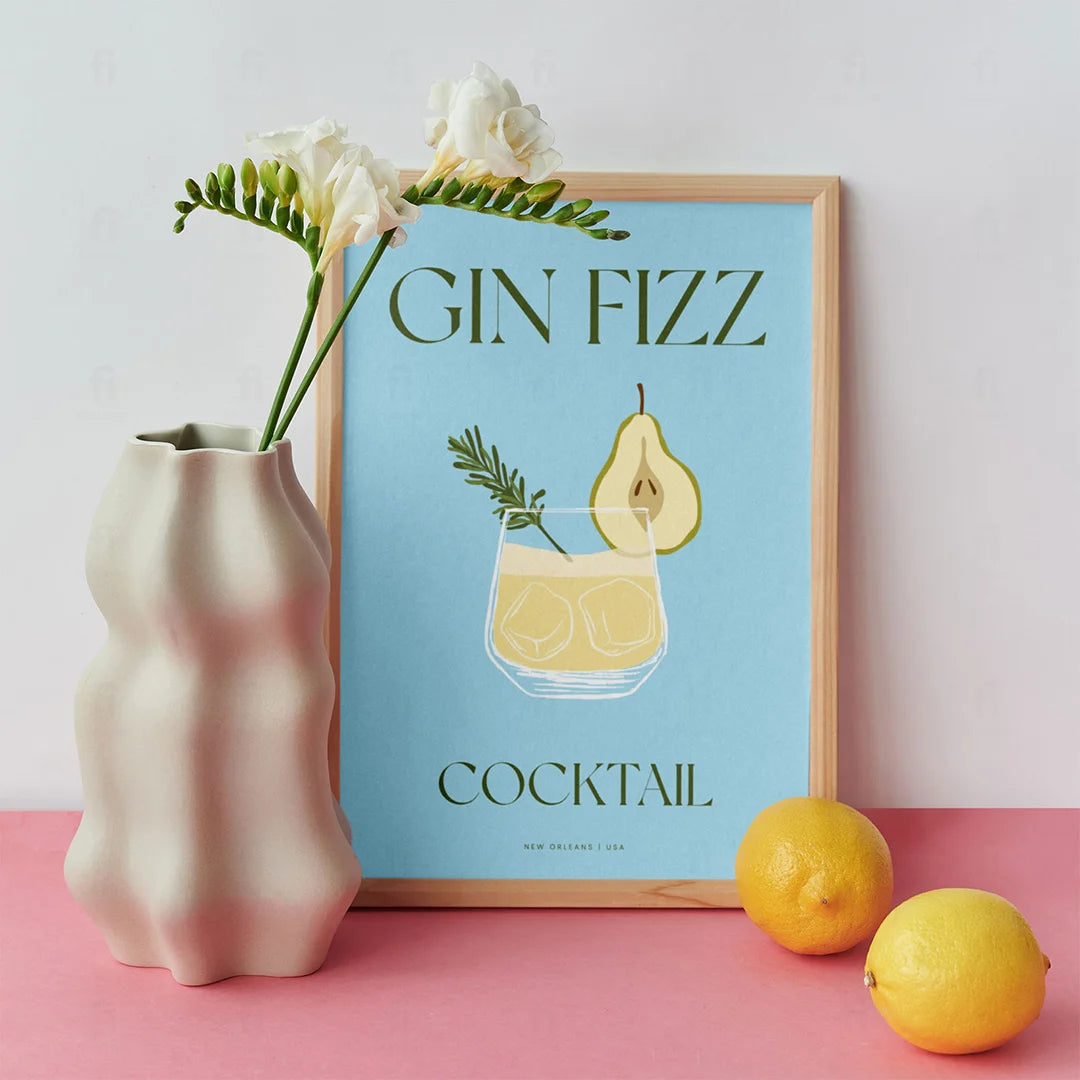 Gin Fizz Poster 