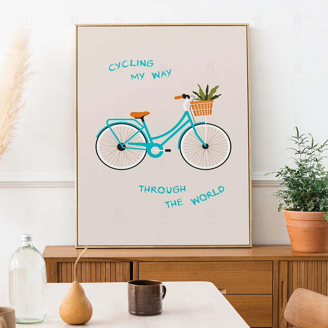 Poster Bicycle Journey 