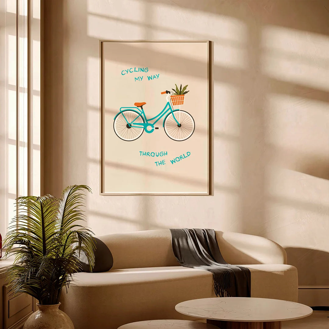 Poster Bicycle Journey 