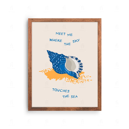 Meet Me Where the Sky Touches the Sea Poster 