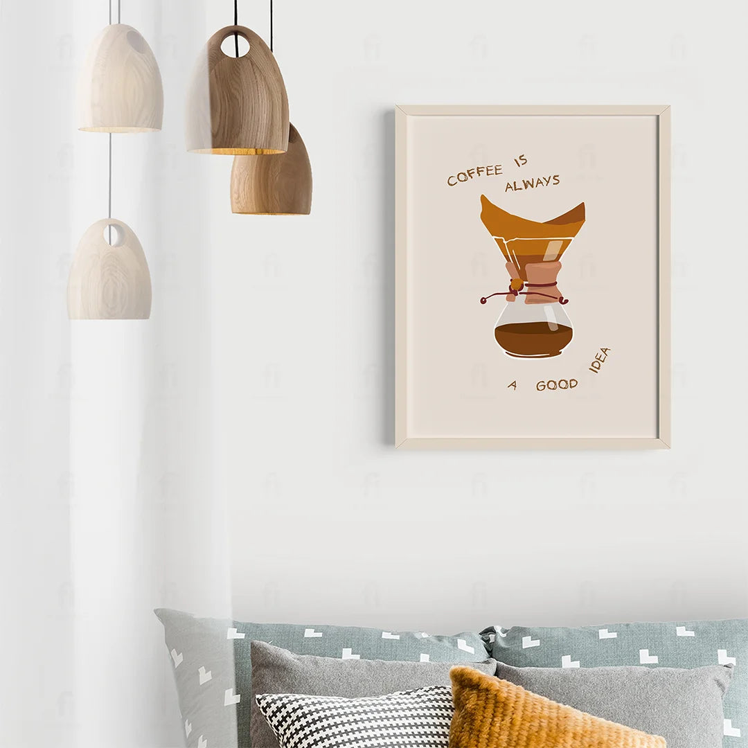 Poster Coffee is always a good idea 