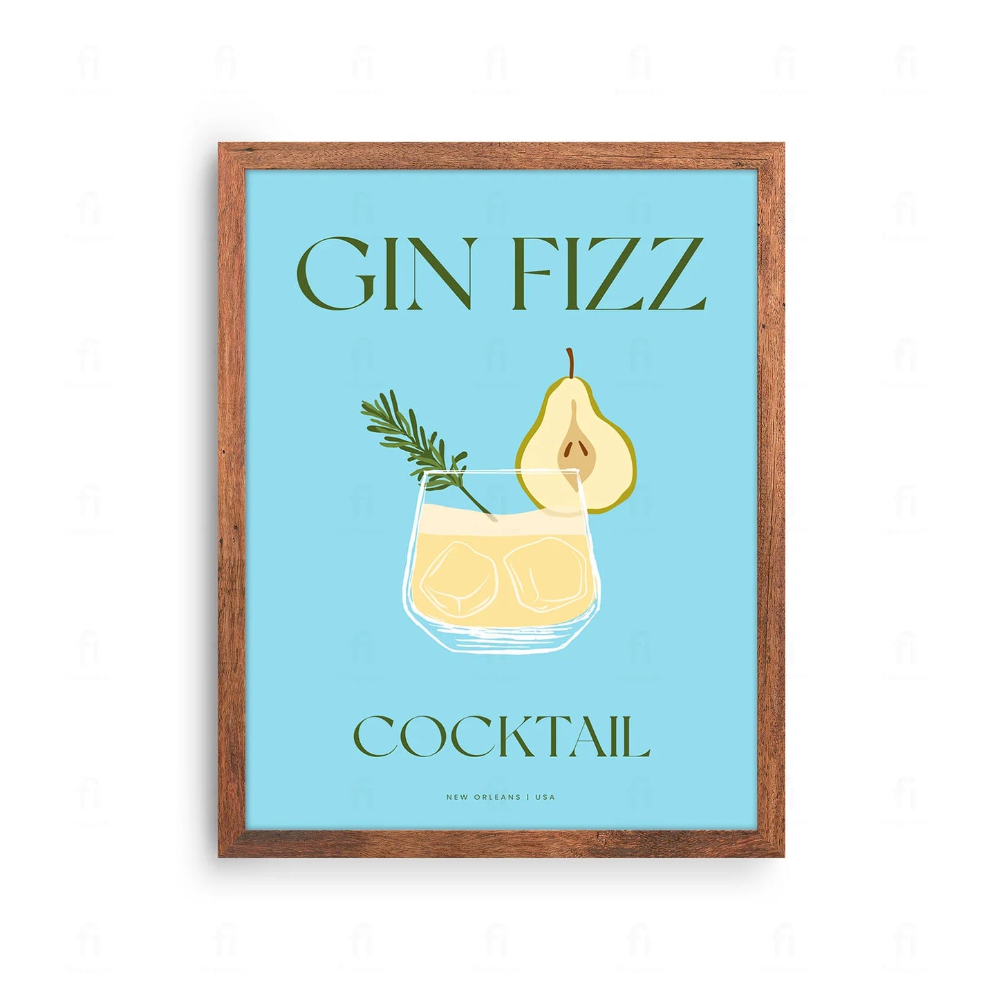 Gin Fizz Poster 