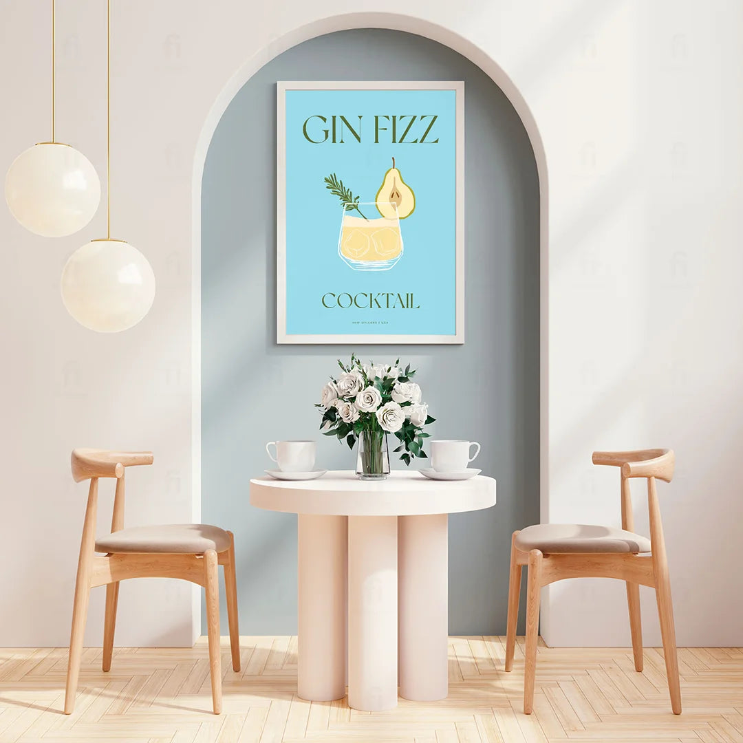 Gin Fizz Poster 