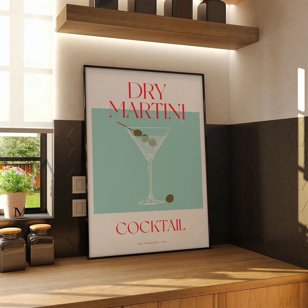 Dry Martini Poster 