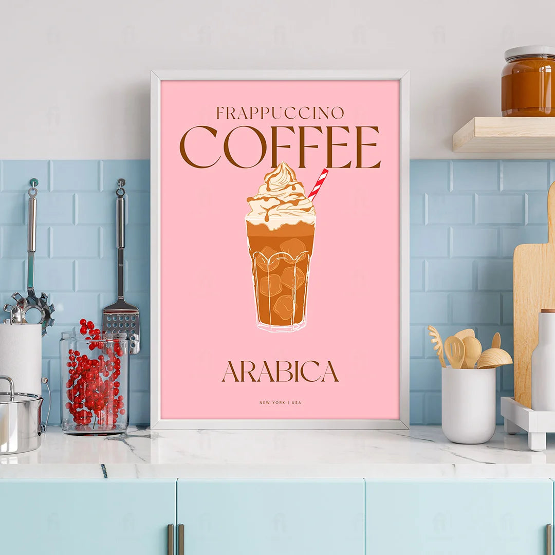 Frappuccino Coffee Poster 