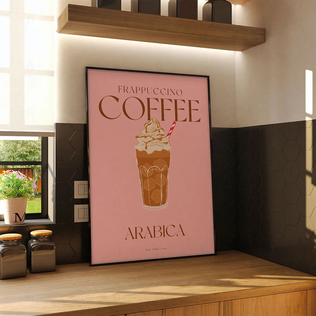 Frappuccino Coffee Poster 