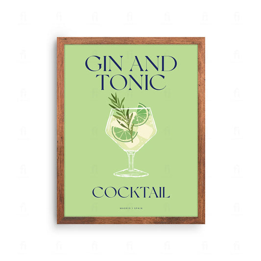 Gin and Tonic Poster 