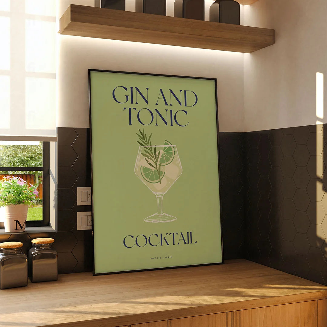 Gin and Tonic Poster 