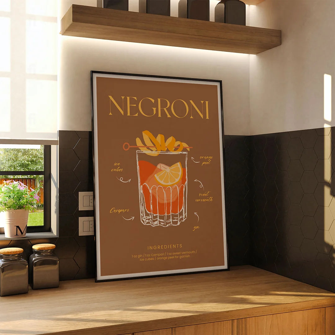 Recipe for Negroni 