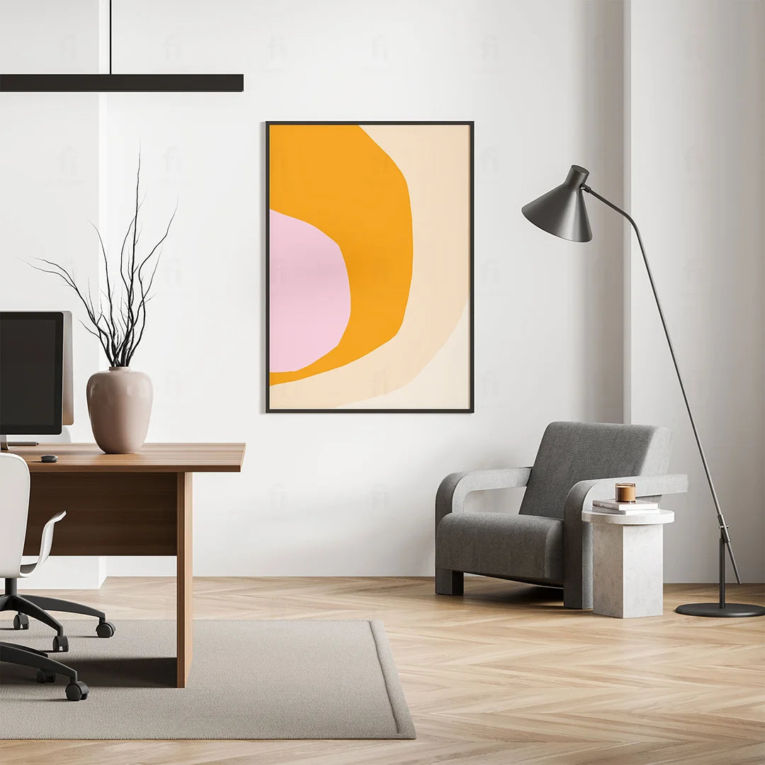 Abstract Sunshine Poster 