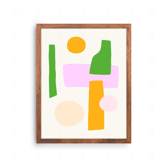 Colorful Shapes Poster 