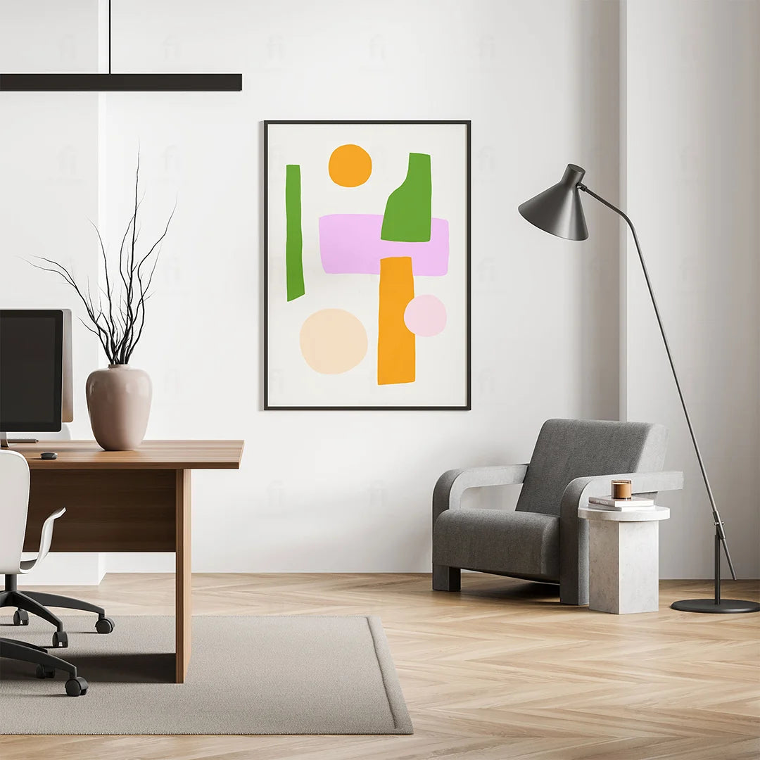 Colorful Shapes Poster 