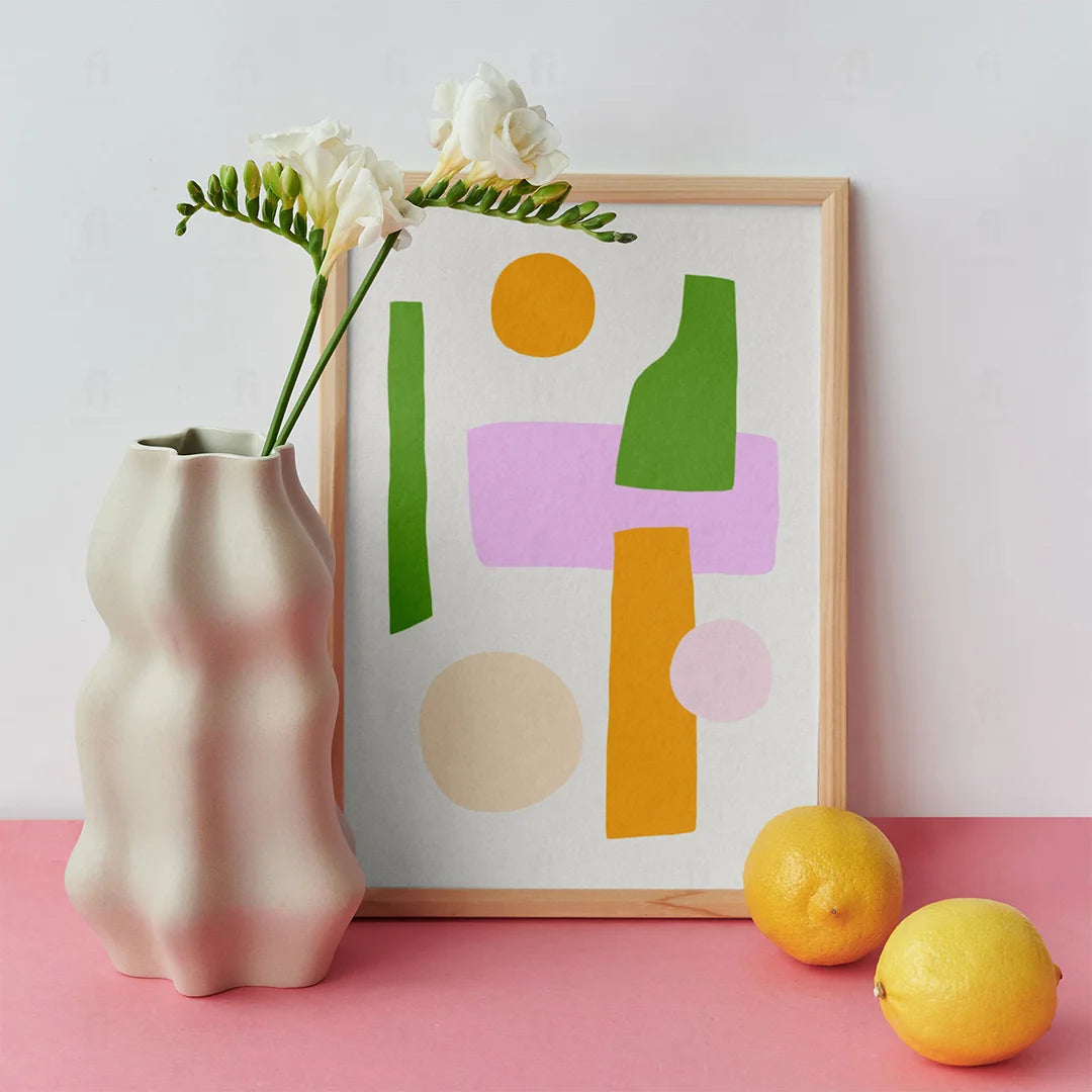 Colorful Shapes Poster 