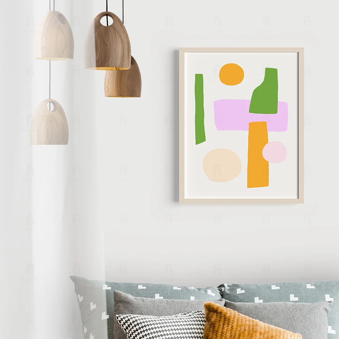 Colorful Shapes Poster 