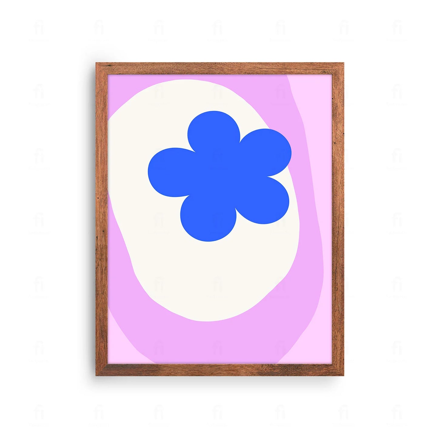 Blue Flower Poster