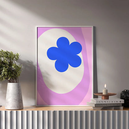 Blue Flower Poster