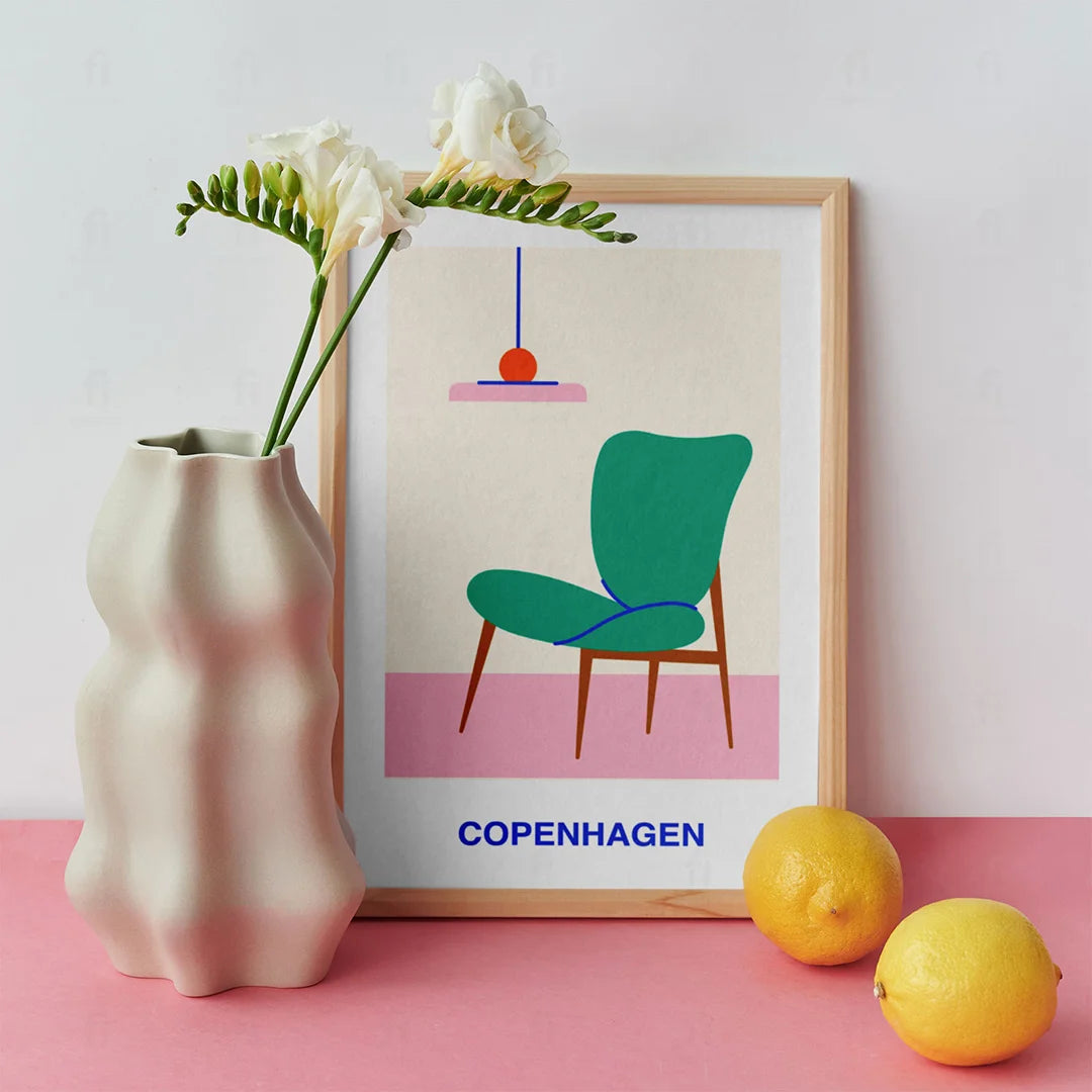 Poster Copenhagen Style Armchair 