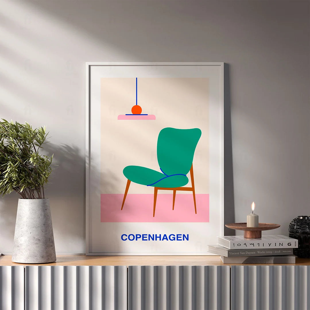 Poster Copenhagen Style Armchair 