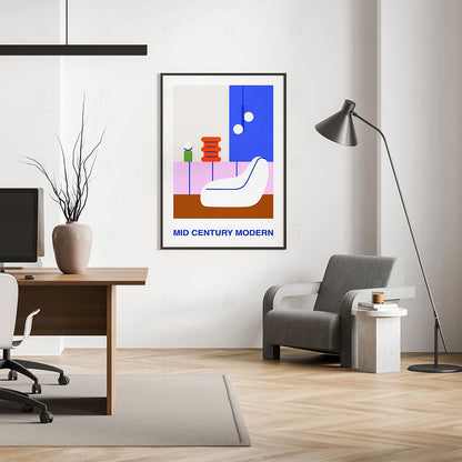 Mid Century Modern Poster 