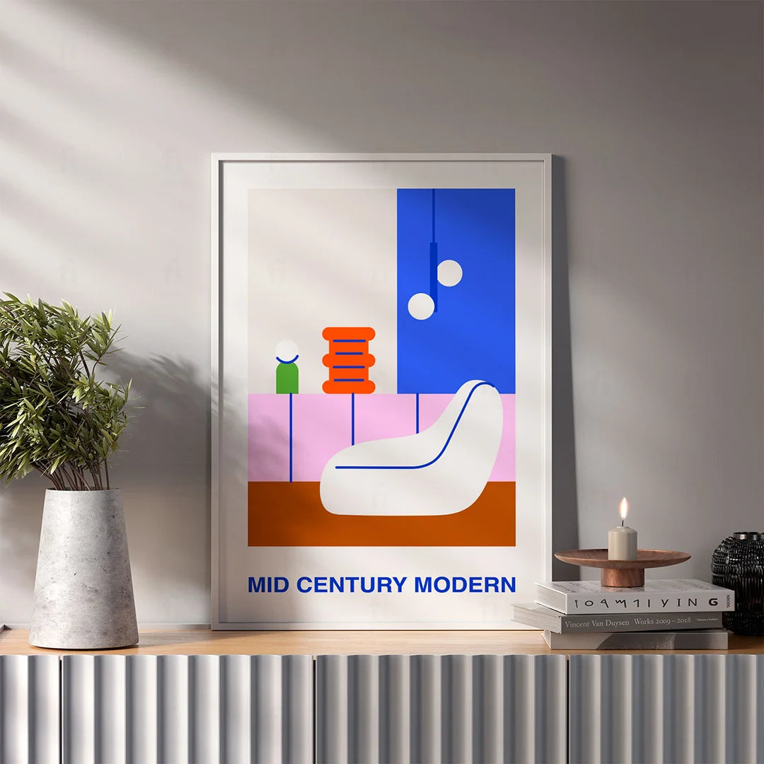 Mid Century Modern Poster 