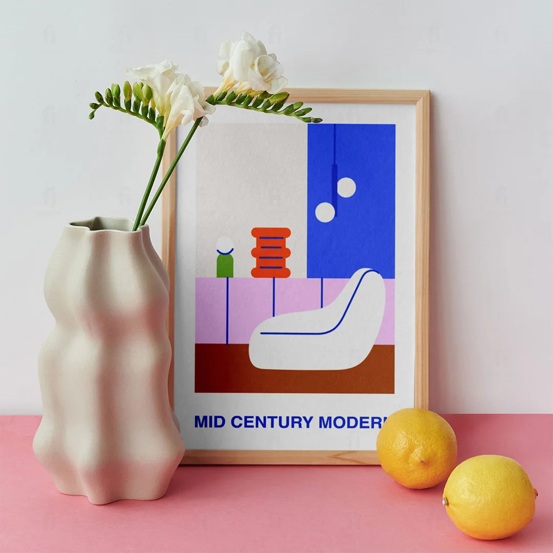 Mid Century Modern Poster 